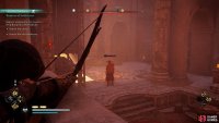 When the guards on the platforms above are dead, kill the guard holding the key in the same way.