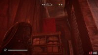 Move the barricade on the southern side of the church until you can use it to reach the platform.