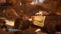 You can shoot both guards from the left of the cart to put them to sleep.