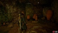 Smash the pots to find a key within one of them.