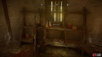 Take the locket from the shelf to trigger a cutscene.