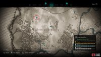 The location of the artifact northwest of Thieves Warren.