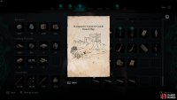 The treasure map depicts Caustow Castle overlooking a lake. 