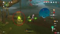 While you&rsquo;re in the Withering Zone, you&rsquo;ll get debuffs the longer you stay in there, this can be seen above your health bar. If it gets too high, stand near an activated lantern to reduce its effects.