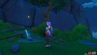Echoing Tale 24: This Tale can be found just east of the Twinning Isle waypoint, on a ledge with a tree, and planks of wood.