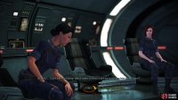 Back on the Normandy, the crew will react to the losses suffered on Virmire.