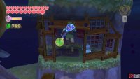 Step outside the shop and then use the ship as a platform to jump to the nearby Goddess Cube chest.