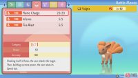 A Vulpix with the Egg Move Flame Charge.