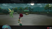 Fight the Hippowdon that appears when you interact with the sparkle!