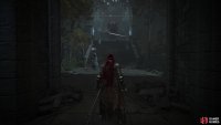 To reach the northern reaches of the manor, you&rsquo;ll have to ascend some stairs guarded by a Troll Knight.