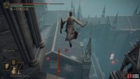 Jump over the large gap. Make sure you&rsquo;re at least medium equip load to attempt this.