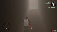 The stairs to the second floor will be in the room next to the kitchen