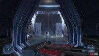 The skull can be found in the room above these two large pillars.