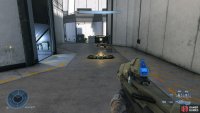 The Power Weapon can be found down the Hallway. 