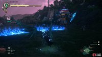 The Lunging Sword Combo has Atlas leap into the air at you while slamming down its sword. This is then followed up with an overhead slice, before finishing it with a horizontal sweep.