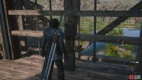 Take the elevator down and follow the road to Glaidemond Abbey.