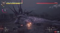 Look out for the Tail Swipe if you are attacking it from behind.