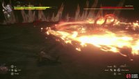During the second phase of the fight, the Liquid Flame will turn into a coeurl and perform a spinning attack,