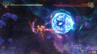 He can either open with the big energy orb, or do it second, for the Projectile Combo.