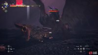 Swiping Bite on the other hand will only be used in melee range where Svarog will sweep its head from right to left, and left to right while trying to bite you.