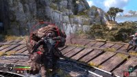 You&rsquo;ll need to dodge or roll away from unblockable attacks, marked by a red circle.