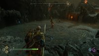 After completing two trials from each sword monument, go to the central sword to start the challenge.