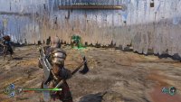 Hardrefill will lower his body just before jumping in the air to perform the unblockable dive stomp attack.