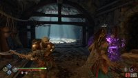 Kill the Grims in the light area shown here.