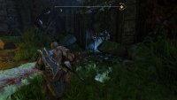 You need to pass through a small hole in the wall to reach her den, to the left of the Mystic Gateway in the southern Jungle.