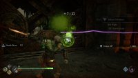 Remember to hit Wisps with arrows to make them vulnerable to melee attacks.