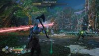 The beam attack is possible to avoid if you dodge through it