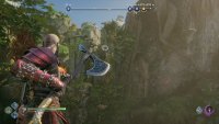 The other runic disc can be hit from the side of the bridge