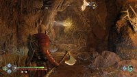 Use your spear to blow up this wall