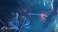 then jump back over the gap, look up, and use two twilight stones to clear more hive.