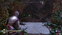 You can also hit it from the arena where you fought the dragon