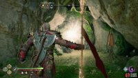 use the Draupnir Spear to destroy a boulder,