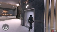 Head to MAST and take the elevator to Central Command to meet with Admiral Logan.