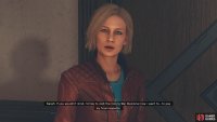 Sarah will tell you that she wants to pay her respects.