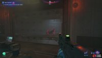 The Feral Thanator will show up after hacking the computer.