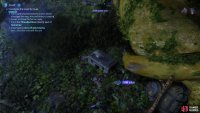 The rations box can be found almost directly beneath the fallen log / tree.