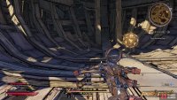 It will be in the broken hull of the ship on top of the building