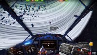 You can Pulse to a space station once you identify its icon.
