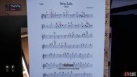 the music sheet downstairs will give you the order you need to pull the books in