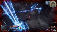Electric Pillars: Adam will call down a powerful pillar of electricity that moves across the room.