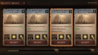 Visit the Bounty Board in Westmarch to find numerous Bounties you can undertake each day.