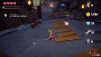 The little orbs will give you a Fire Charge