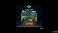 No provisions equals no go.