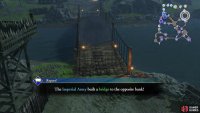 Those supplies will be used to build a bridge a little later