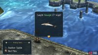 Use the Feather Rod and Red Flies to stock up on Kasagin,