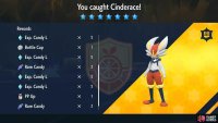 2 of 3: Cinderace Tera Raid Battle drops.